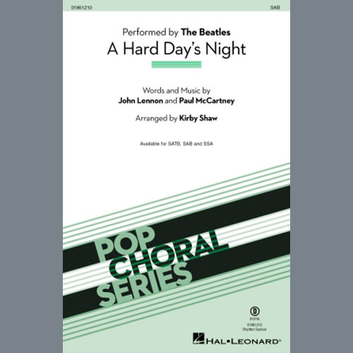 Easily Download The Beatles Printable PDF piano music notes, guitar tabs for SAB Choir. Transpose or transcribe this score in no time - Learn how to play song progression.