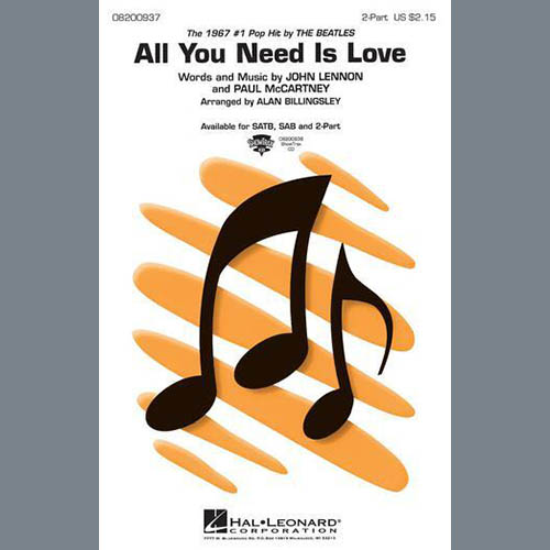 Easily Download The Beatles Printable PDF piano music notes, guitar tabs for 2-Part Choir. Transpose or transcribe this score in no time - Learn how to play song progression.