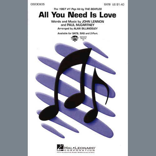 Easily Download The Beatles Printable PDF piano music notes, guitar tabs for SATB Choir. Transpose or transcribe this score in no time - Learn how to play song progression.