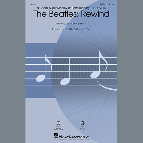 The Beatles: Rewind (Medley) (arr. Mark Brymer) cover image