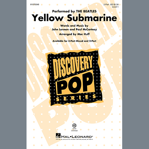 Yellow Submarine (arr. Mac Huff) cover image