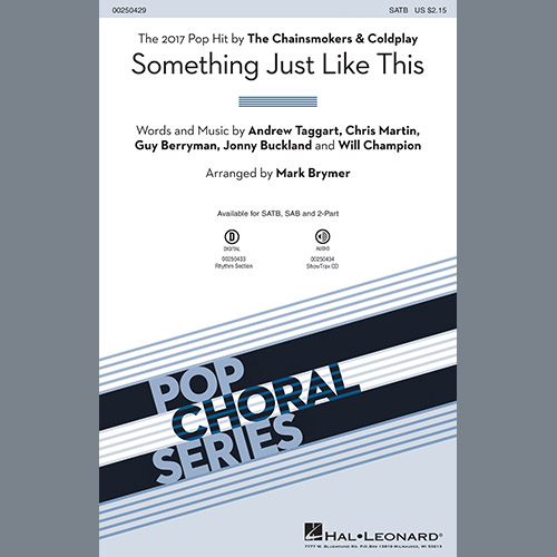 Something Just Like This (arr. Mark Brymer) cover image