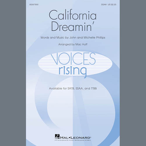 California Dreamin' (arr. Mac Huff) cover image