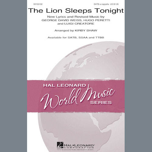 The Lion Sleeps Tonight (arr. Kirby Shaw) cover image