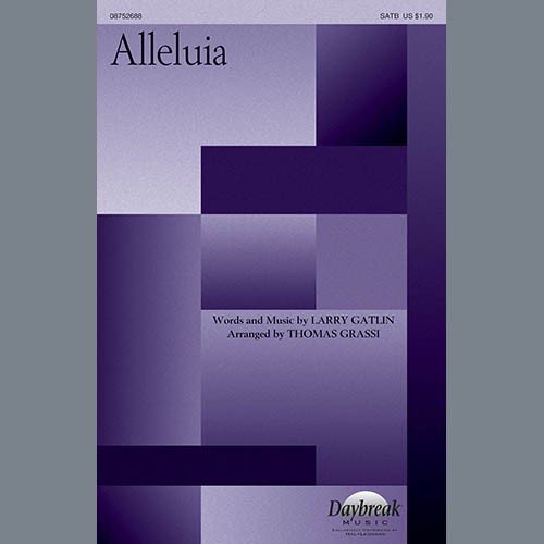 Easily Download Thomas Grassi Printable PDF piano music notes, guitar tabs for SATB Choir. Transpose or transcribe this score in no time - Learn how to play song progression.