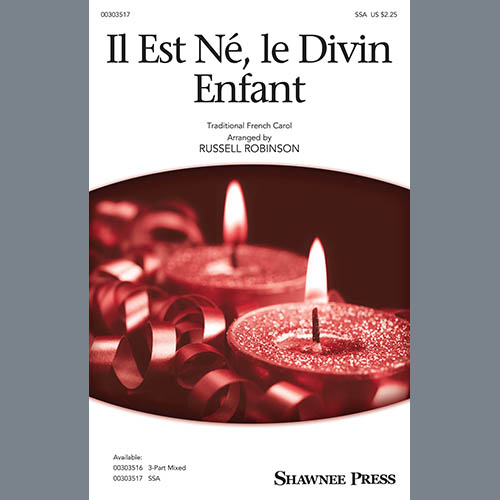 Easily Download Traditional French Carol Printable PDF piano music notes, guitar tabs for SSA Choir. Transpose or transcribe this score in no time - Learn how to play song progression.