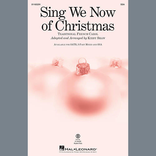 Easily Download Traditional French Carol Printable PDF piano music notes, guitar tabs for SSA Choir. Transpose or transcribe this score in no time - Learn how to play song progression.