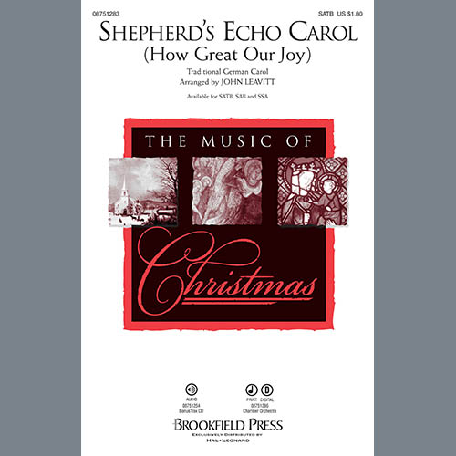 Shepherd's Echo Carol (How Great Our Joy) cover image