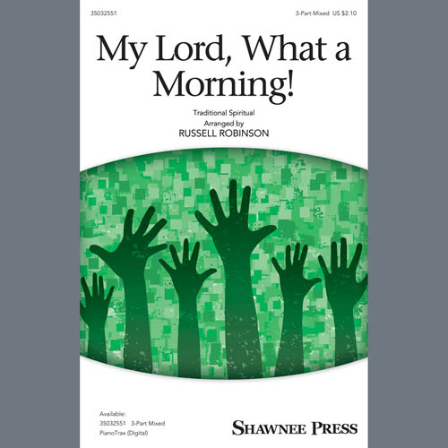 Easily Download Traditional Spiritual Printable PDF piano music notes, guitar tabs for 3-Part Mixed Choir. Transpose or transcribe this score in no time - Learn how to play song progression.