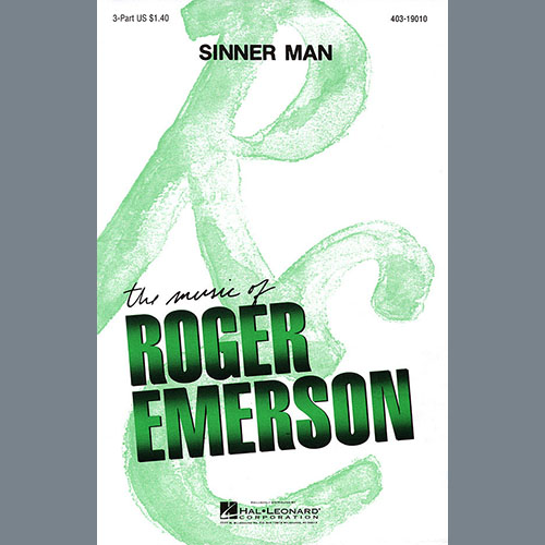 Sinner Man (arr. Roger Emerson) cover image