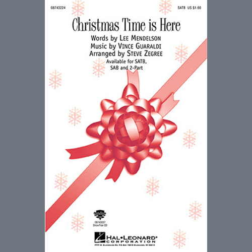 Vince Guaraldi Christmas Time Is Here (arr. Steve Zegree) Profile Image