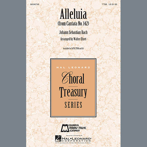 Easily Download Johann Sebastian Bach Printable PDF piano music notes, guitar tabs for TTBB Choir. Transpose or transcribe this score in no time - Learn how to play song progression.