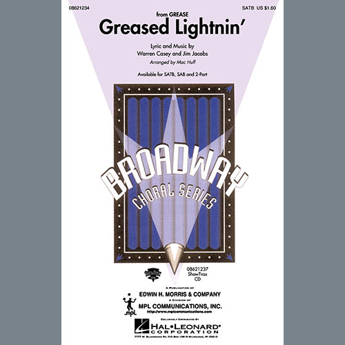 Easily Download Warren Casey and Jim Jacobs Printable PDF piano music notes, guitar tabs for SATB Choir. Transpose or transcribe this score in no time - Learn how to play song progression.