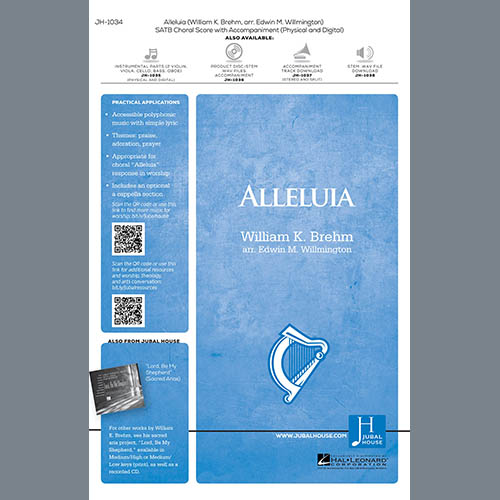 Easily Download William K. Brehm Printable PDF piano music notes, guitar tabs for SATB Choir. Transpose or transcribe this score in no time - Learn how to play song progression.
