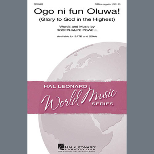 Ogo Ni Fun Oluwa! (Glory To God In The Highest!) cover image