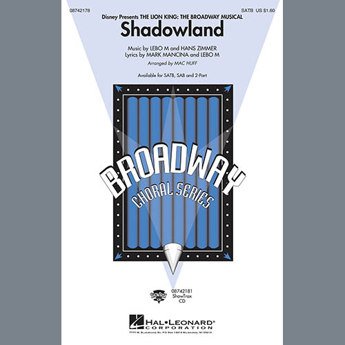 Shadowland (from The Lion King: Broadway Musical) (arr. Mac Huff) cover image