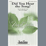 Download or print Lee Dengler Did You Hear The Song? Sheet Music Printable PDF 9-page score for Concert / arranged SATB Choir SKU: 81411