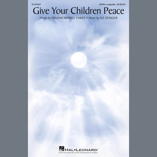 Lee Dengler Give Your Children Peace Profile Image