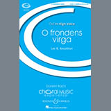 Download or print Lee Kesselman O Frondens Virga Sheet Music Printable PDF 2-page score for Concert / arranged SSA Choir SKU: 195593