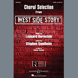 Download or print Leonard Bernstein & Stephen Sondheim Choral Medley from West Side Story (arr. William Stickles) Sheet Music Printable PDF 30-page score for Broadway / arranged SATB Choir SKU: 536090