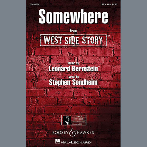 Leonard Bernstein & Stephen Sondheim Somewhere (from West Side Story) (arr. William Jonson) Profile Image
