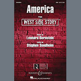 Download or print Leonard Bernstein America (from West Side Story) (arr. William Stickles) Sheet Music Printable PDF 8-page score for Broadway / arranged SSA Choir SKU: 533458