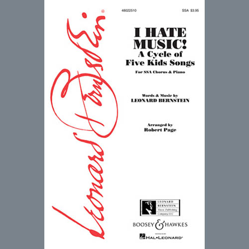 Leonard Bernstein I Hate Music (arr. Robert Page) Profile Image