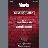 Download or print Leonard Bernstein Maria (from West Side Story) (arr. Ed Lojeski) Sheet Music Printable PDF 6-page score for Broadway / arranged TTBB Choir SKU: 536007