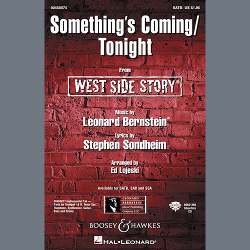 Leonard Bernstein Something's Coming (from West Side Story) (arr. Ed Lojeski) Profile Image