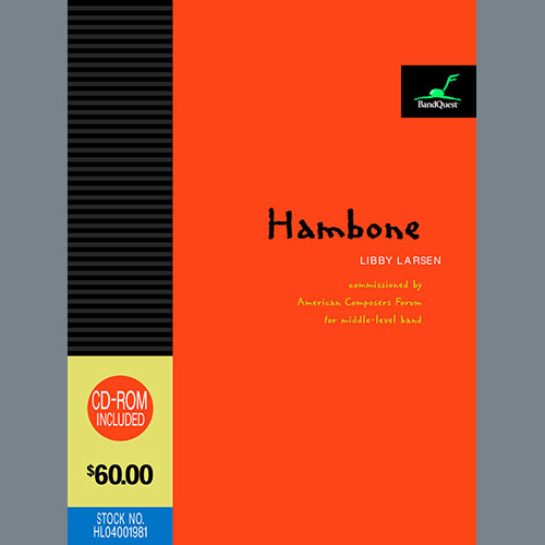 Libby Larsen Download Printable PDF Score Easily Download Libby Larsen Printable PDF piano music notes, guitar tabs for Concert Band. Transpose or transcribe this score in no time - Learn how to play song progression.