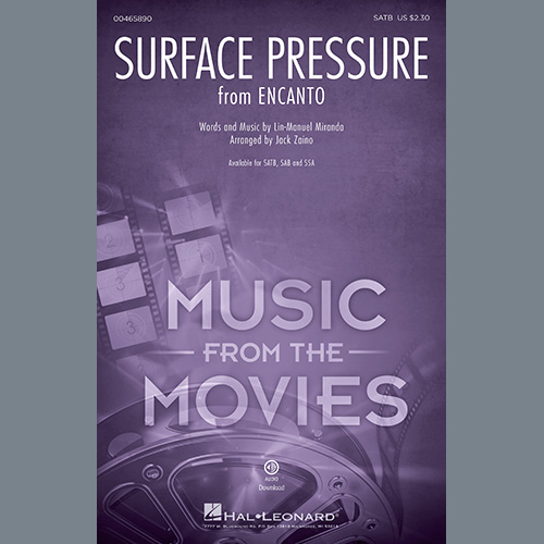 Lin-Manuel Miranda Surface Pressure (from Encanto) (arr. Jack Zaino) Profile Image
