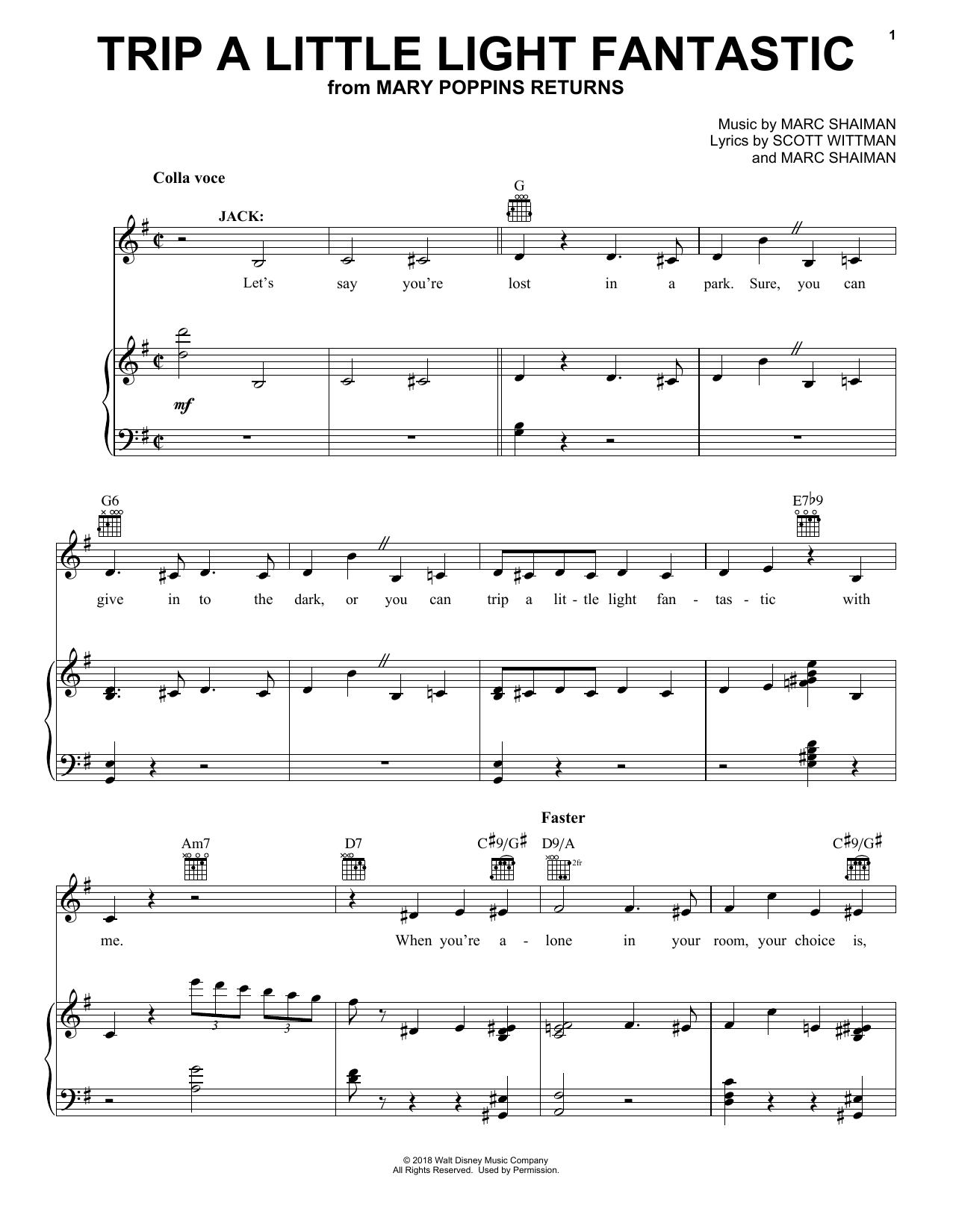 Learn to play Lin-Manuel Miranda Trip A Little Light Fantastic (from Mary Poppins Returns) sheet music for Easy Piano in minutes. Price: 6.9900$ Lin-Manuel Miranda Trip A Little Light Fantastic (from Mary Poppins Returns) sheet music notes and chords arranged for Easy Piano