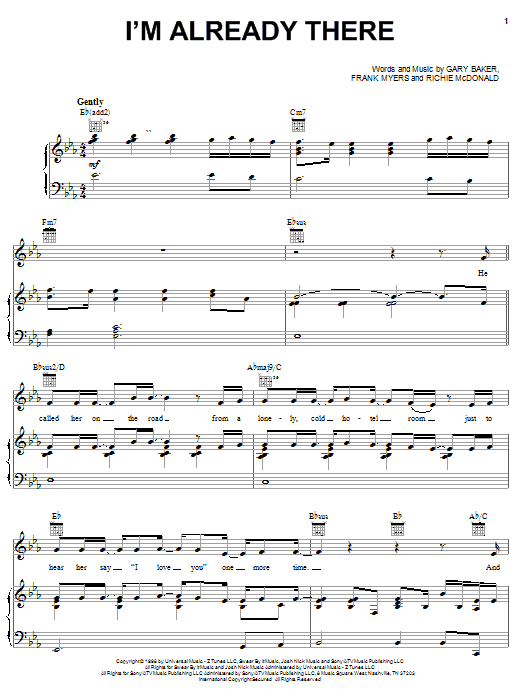 Learn to play Lonestar I'm Already There sheet music for Easy Guitar Tab in minutes. Lonestar I'm Already There sheet music notes and chords. Download Printable PDF.