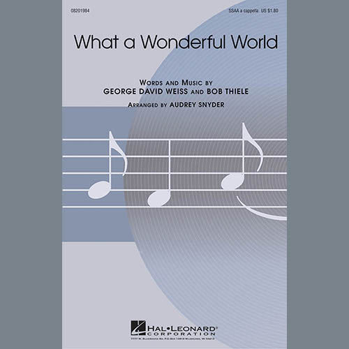 Louis Armstrong What A Wonderful World (arr. Audrey Snyder) Profile Image