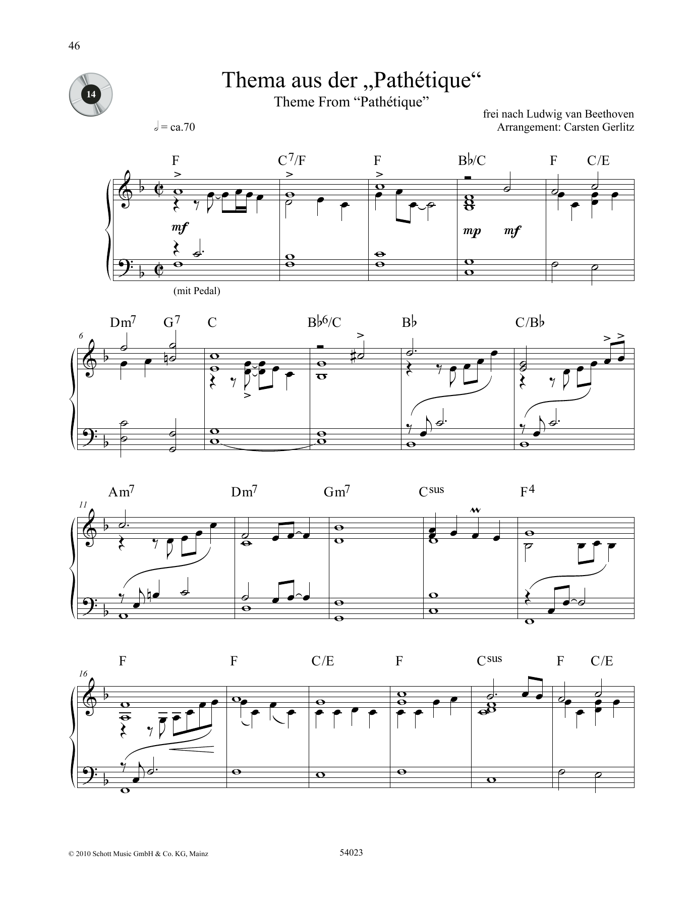 Learn to play Ludwig van Beethoven Theme from Ludwig van Beethoven Theme from