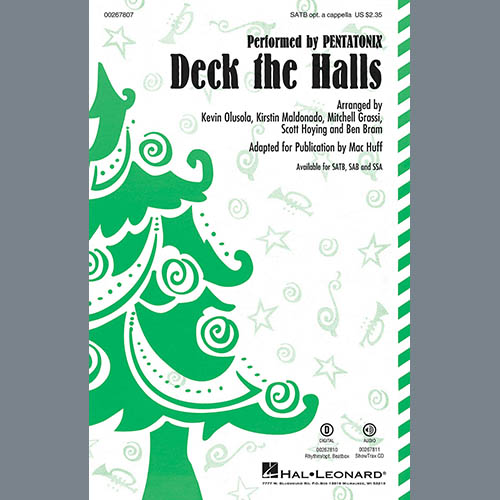 Pentatonix Deck The Halls (arr. Mac Huff) Profile Image