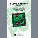 Download or print Mac Huff I Love Ragtime (Medley) Sheet Music Printable PDF 2-page score for Concert / arranged 3-Part Mixed Choir SKU: 152171