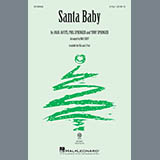 Download or print Mac Huff Santa Baby Sheet Music Printable PDF 10-page score for Winter / arranged 2-Part Choir SKU: 182449