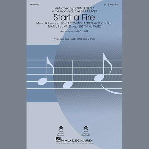 John Legend Start A Fire (from La La Land) (arr. Mac Huff) Profile Image