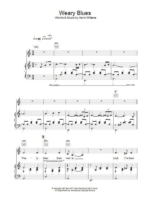 Madeleine Peyroux Weary Blues sheet music notes and chords. Download Printable PDF.