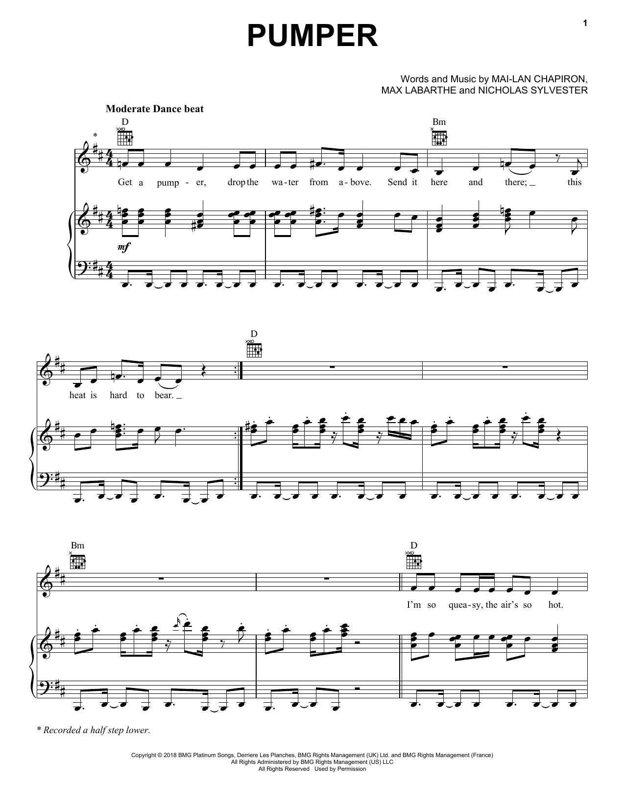 Mai Lan Pumper sheet music notes and chords. Download Printable PDF.