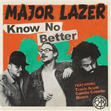 Download or print Major Lazer Know No Better (feat. Travis Scott, Camila Cabello & Quavo) Sheet Music Printable PDF 9-page score for Pop / arranged Piano, Vocal & Guitar Chords SKU: 124520