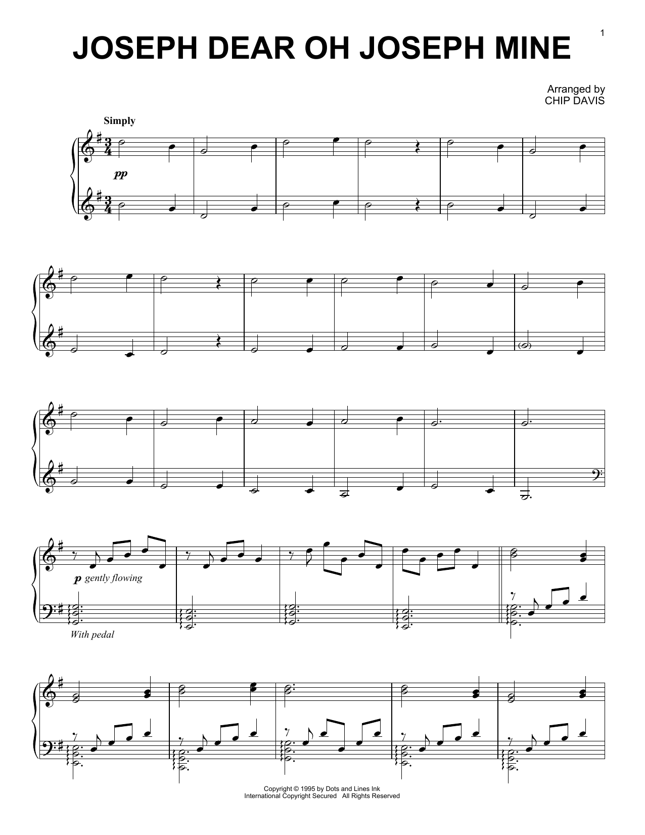 Mannheim Steamroller Joseph Dear Oh Joseph Mine sheet music notes and chords. Download Printable PDF.