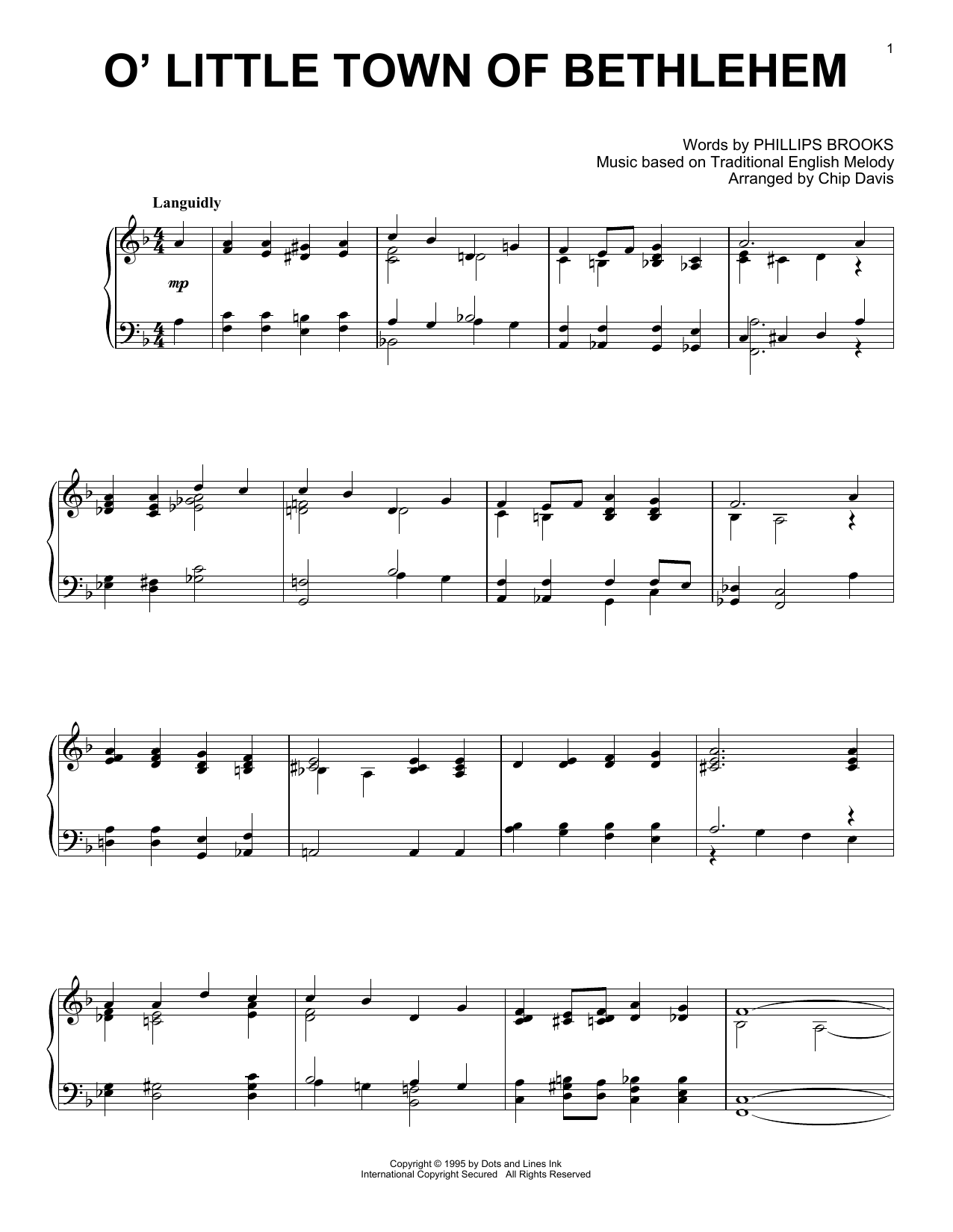 Mannheim Steamroller O' Little Town Of Bethlehem sheet music notes and chords. Download Printable PDF.