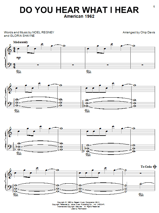 Mannheim Steamroller Do You Hear What I Hear Sheet Music Pdf Notes Chords Christmas Score Piano Solo Download Printable Sku 58335