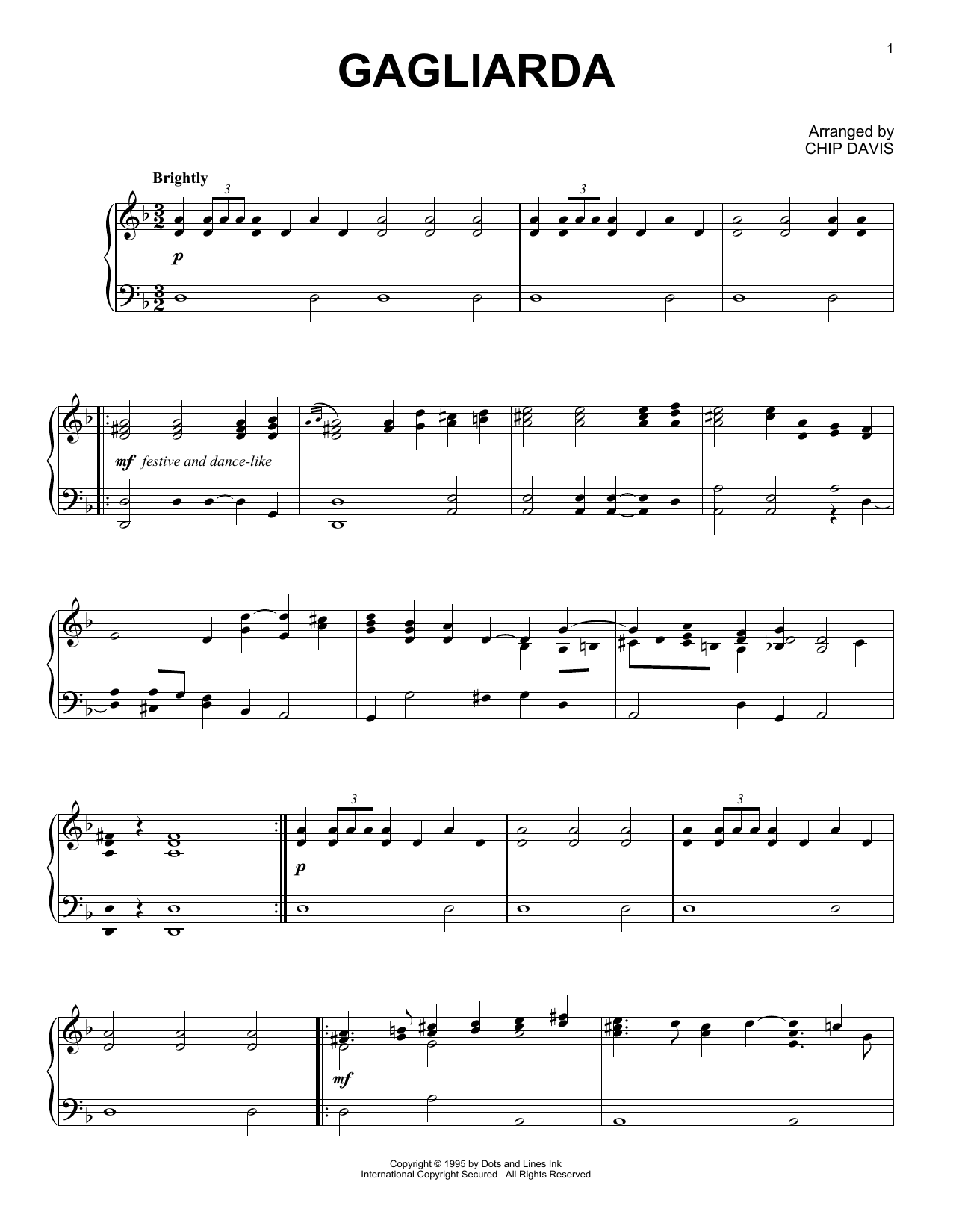 Mannheim Steamroller Gagliarda sheet music notes and chords. Download Printable PDF.