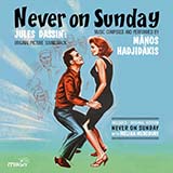 Download or print Manos Hadjidakis Never On Sunday Sheet Music Printable PDF 4-page score for Film/TV / arranged Piano, Vocal & Guitar Chords (Right-Hand Melody) SKU: 31359