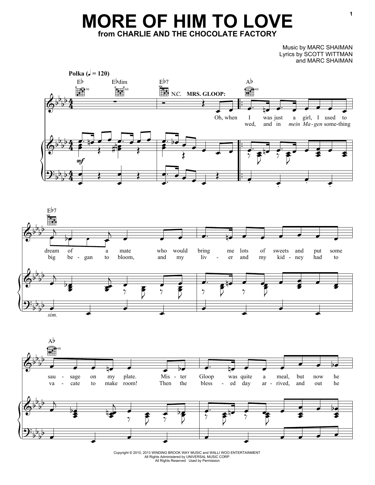 Learn to play Marc Shaiman More Of Him To Love sheet music for Piano & Vocal in minutes. Marc Shaiman More Of Him To Love sheet music notes and chords. Download Printable PDF.