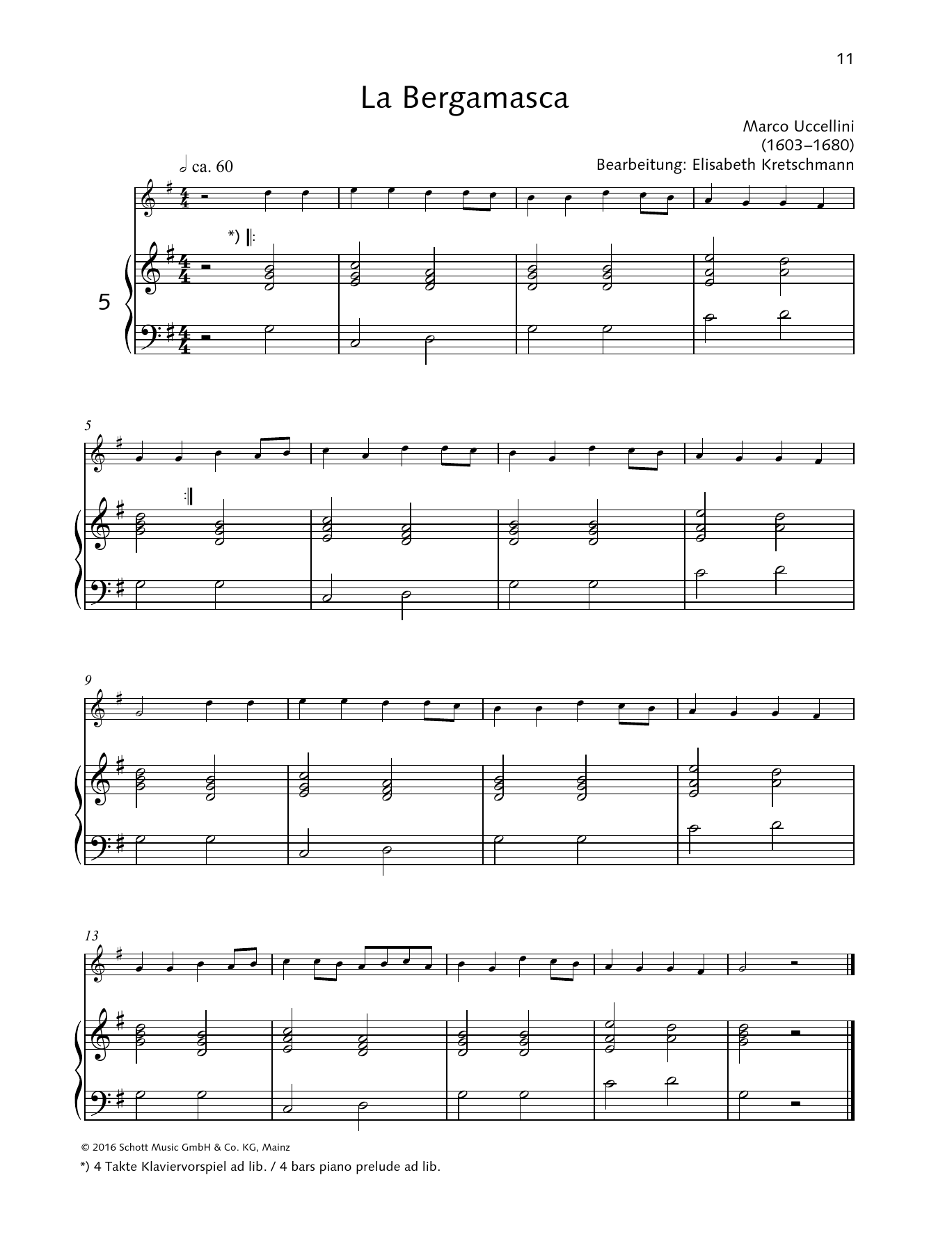 Learn to play Marco Uccellini La Bergamasca sheet music for Woodwind Solo in minutes. Price: 3.9900$ Marco Uccellini La Bergamasca sheet music notes and chords arranged for Woodwind Solo