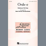 Download or print Maria Theresa Vizconde-Roldan Orde-E Sheet Music Printable PDF 4-page score for Festival / arranged 3-Part Treble Choir SKU: 150541